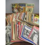 A quantity of mainly 1970s Private Eye magazines and others