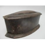 A WWI section of an aeroplane propellor blade converted to a box and cover circa. 1918 3 1/4" H x 8"