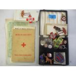 A selection of enamelled medals to include two boxed British Red Cross medals with various