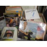 Mixed LP records to include a signed Frank Field record