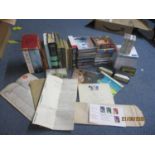 A mixed lot of miscellaneous CDs, cassettes and Welsh related books and indenture, together with
