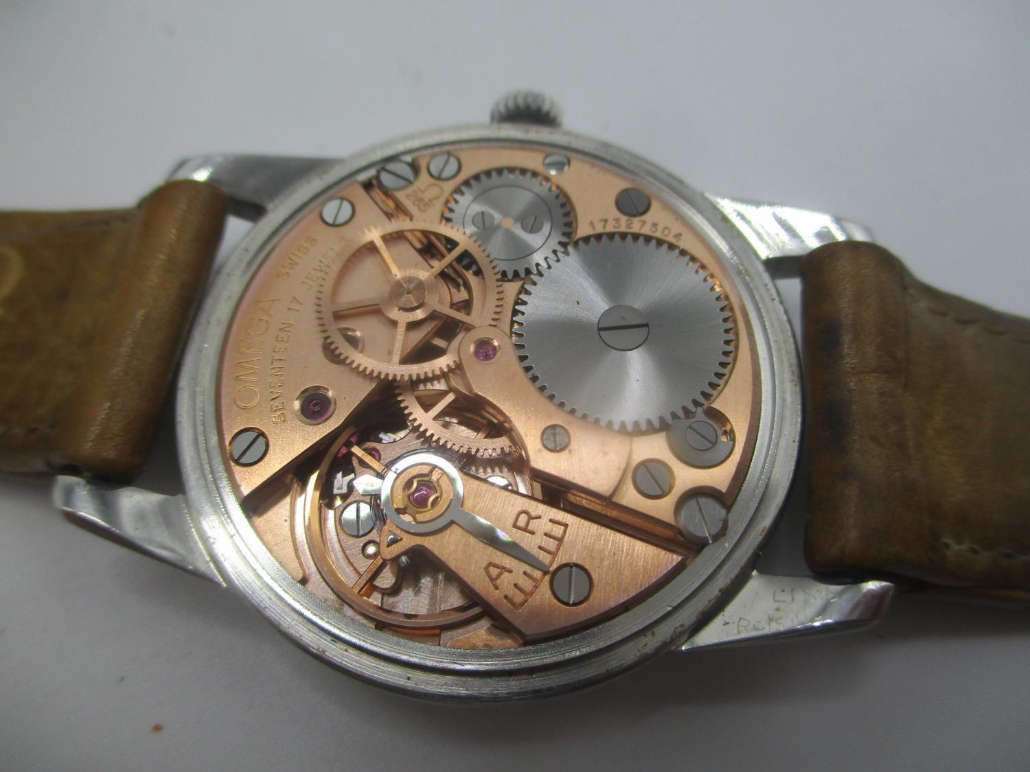 An Omega manual wind, stainless steel gents wristwatch circa 1960, the calibre 285 movement numbered - Image 9 of 13