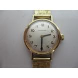 A Longines 9ct gold manual wind ladies wristwatch, circa 1976, the 17 jewel calibre 5602 movement