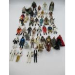 Star Wars - a collection of forty six figures 1980s to include eight 1977 figures to include Darth