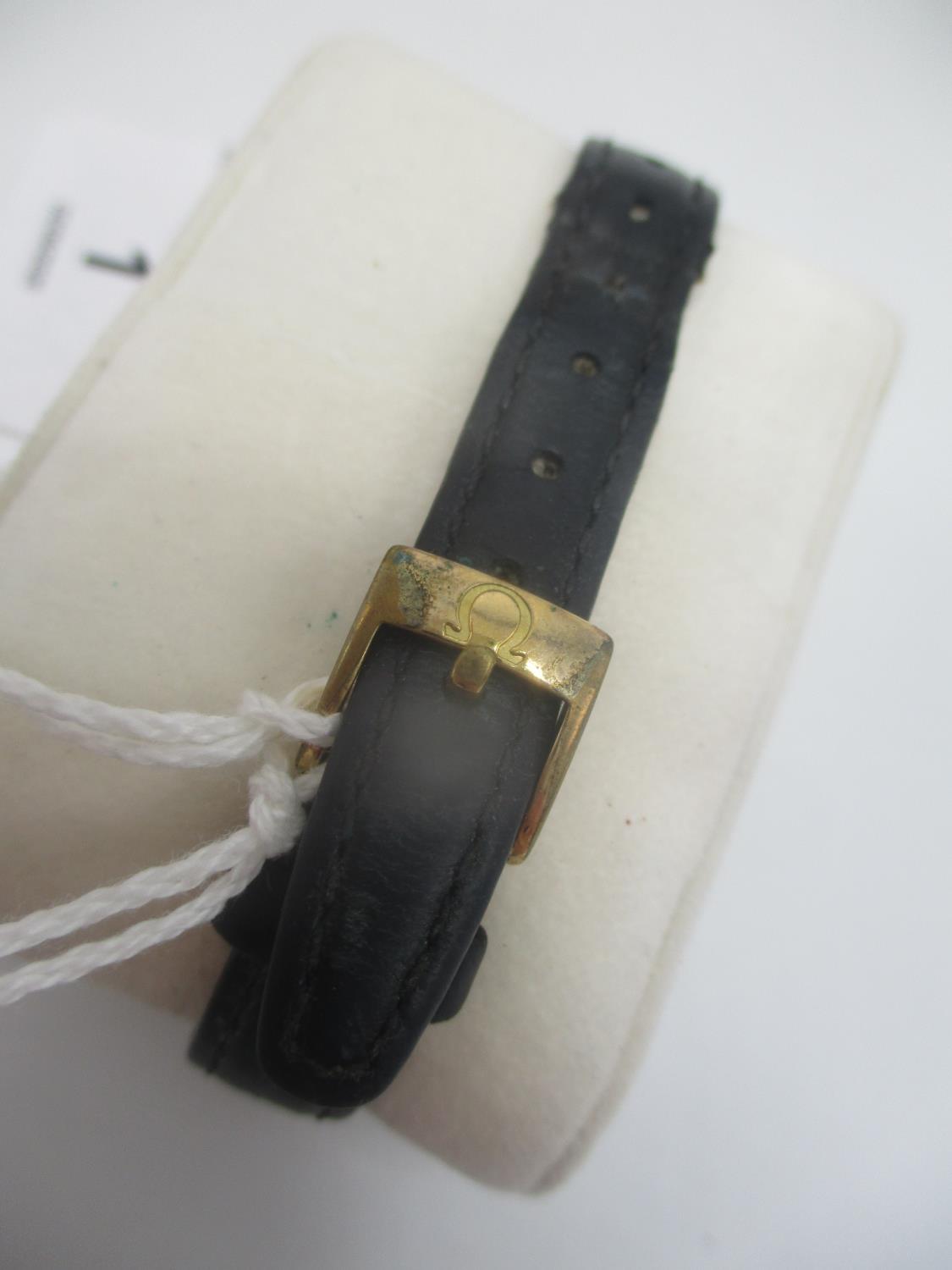 A modern Omega De Ville ladies, steel and gold quartz wristwatch having a white dial with gilt Roman - Image 4 of 6