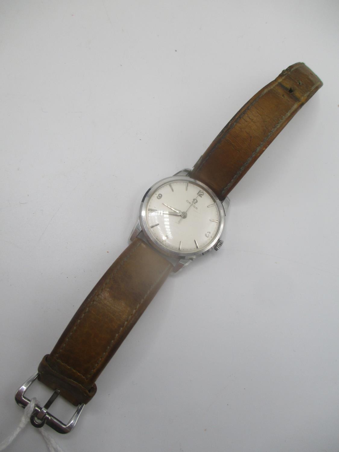 An Omega manual wind, stainless steel gents wristwatch circa 1960, the calibre 285 movement numbered - Image 2 of 13