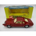 Corgi No. 276 Olds Mobile Tornado metallic red in original display box and leaflet