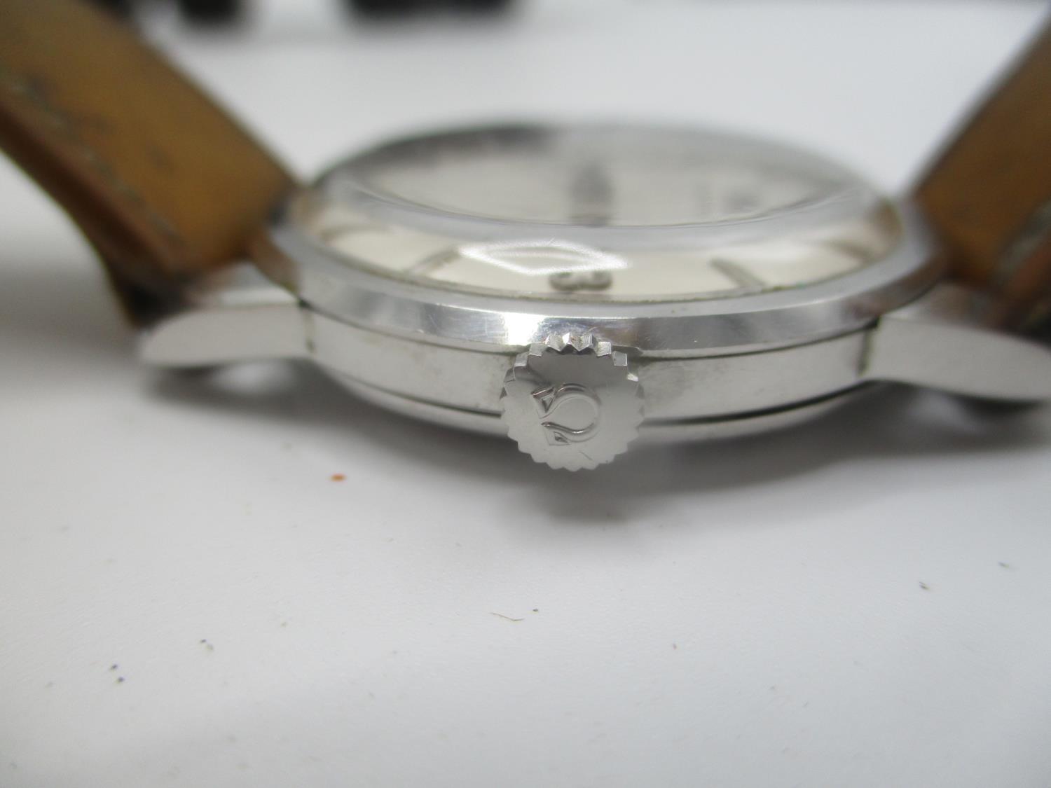 An Omega manual wind, stainless steel gents wristwatch circa 1960, the calibre 285 movement numbered - Image 4 of 13