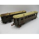 Hornby 0 gauge - a pair of Compagni International Coaches