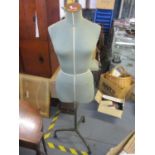 A vintage Singer dressmaker's mannequin