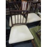 A set of eight Brights of Nettlebed, mahogany dining chairs, two being carvers
