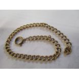 A 9ct gold belchor link bracelet, 9.45g