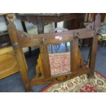 An early 20th century Oak Hall coat and mirrored hall rack