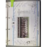 Postage stamps and covers in a limited edition folder including Sydney Test Match 29.1.98