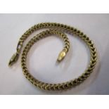 A 9ct gold bracelet 7.5g