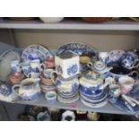 A quantity of early to late 20th century tableware to include Enoch Woods 'English Scenery' part tea