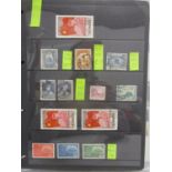 Postage stamps and postcards of China, used and unused mounted on pages and stock cards