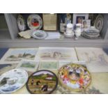 Commemorative royal memorabilia to include Lady Diana items together with mixed ephemera, prints and