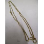 An 18ct gold necklace, 7.4 grams