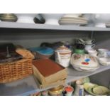 Collectables and ceramics to include binoculars, toys, decorative china and other items