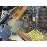 Vintage crocodile, snake and leather handbags and others