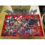 Lead figures in a box/tray