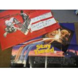 A collection of UK Quad film posters, mainly 1980s and 1990s originals, approximately 75