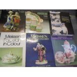 Books including six on Meissen, to include The Arnhold collection 1710-50