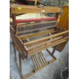 A vintage Wearemaster weaving loom, 49 1/2"h x 38 1/2"w