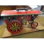 A Meccano model in the form of a large working Traction Engine Winston Churchill II, electric