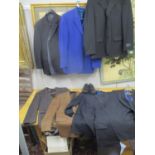 A collection of designer gentleman's suits and jackets, a Martinelm Italia Super 120 lama wool