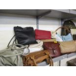 Modern handbags to include Paul Costelloe and Gigi, mostly leather examples