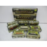 Wrenn 00 gauge rolling stock and coaches, comprising of three Pullman cars 1st Class, W6002, Brake