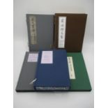 Five Japanese Meiji period picture books (ehon), artists to include Kikuchi, Hobun, Kubota,