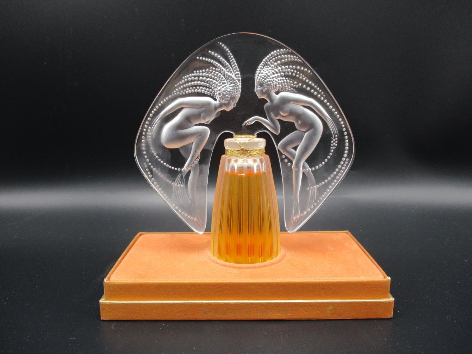 A Lalique Limited Edition perfume, 1999, 'Ondines', etched to underside Lalique R France, 30 ml,
