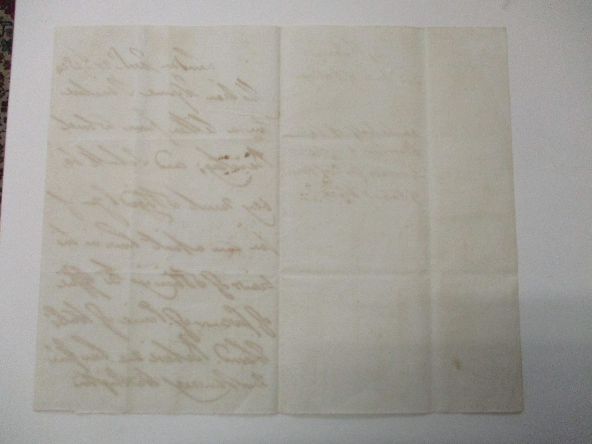 A signed Duke of Wellington letter - Image 4 of 4