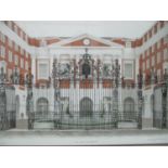 David Gentleman (b. 1930) British 'The BMA Courtyard', limited edition print, no. 58 out of 140,