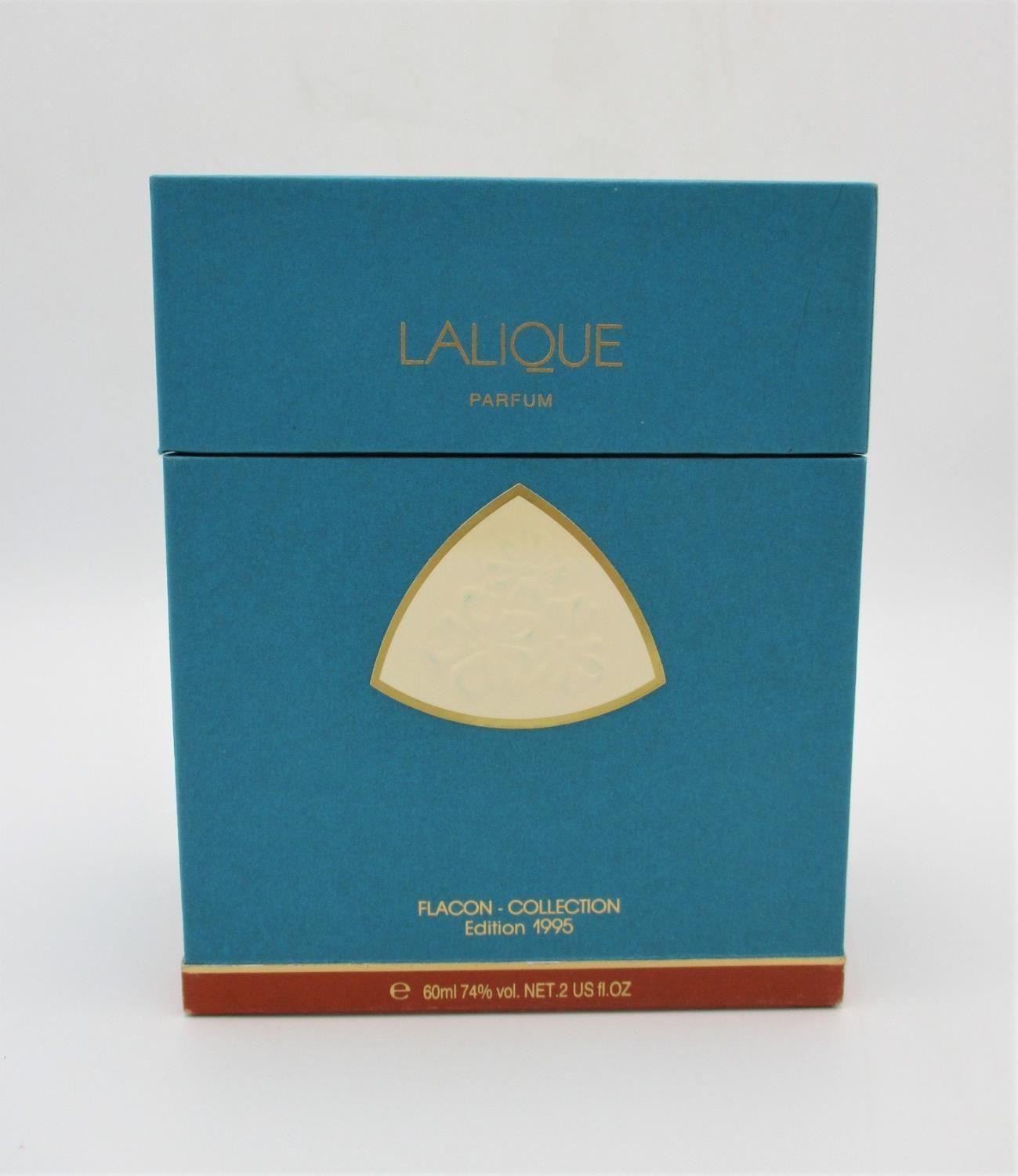 A Lalique Limited Edition perfume, 1995 Flacon Collection, 'Jasmin', etched to underside Lalique R