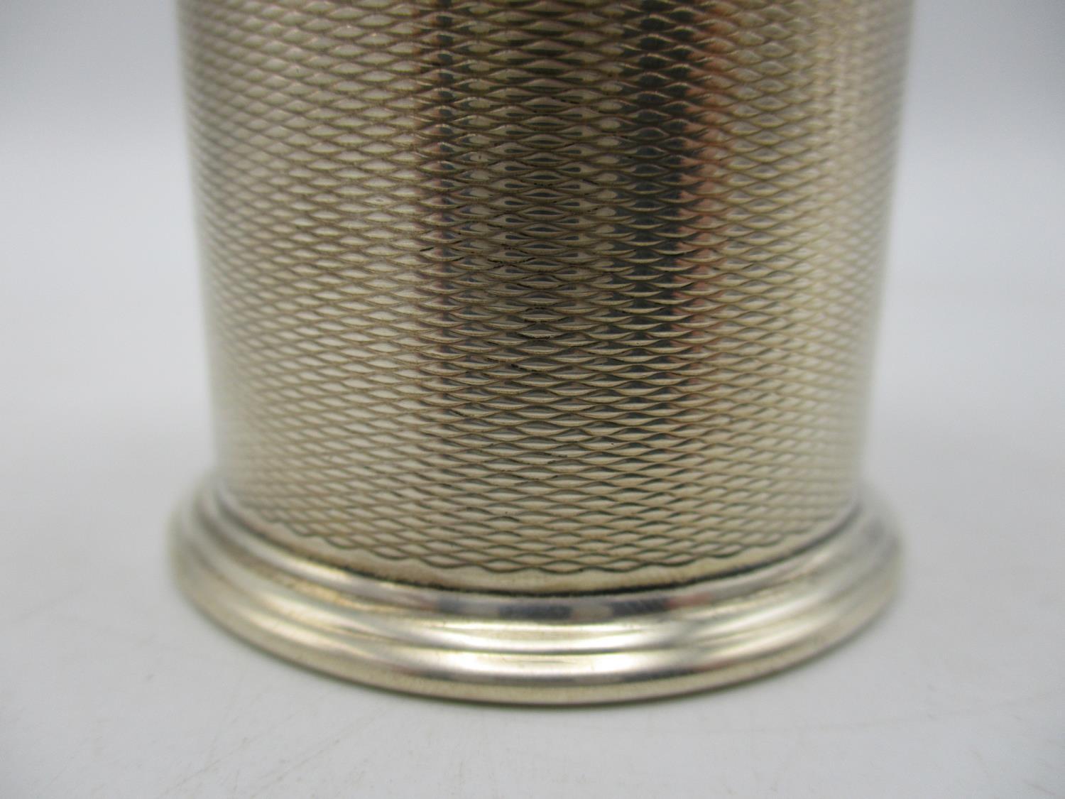 A George V silver table lighter by The Goldsmith and Silversmith Company Ltd, with cylindrical - Image 3 of 5