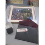 Concord related items to include a signed photograph, a leather bag and a leather jewellery box