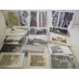 Approximately one hundred RP postcards various subject matters including portraits, street views and