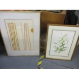 Jenny Jowett - signed artist proof print entitled Lilium Long Florum, together with a limited