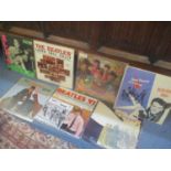 A small selection of LP records to include Beatles VI, The Beatles Long Tall Sally, Elvis Presley,