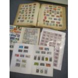 World postage stamps to include examples from the mid 19th century contained in an album, later