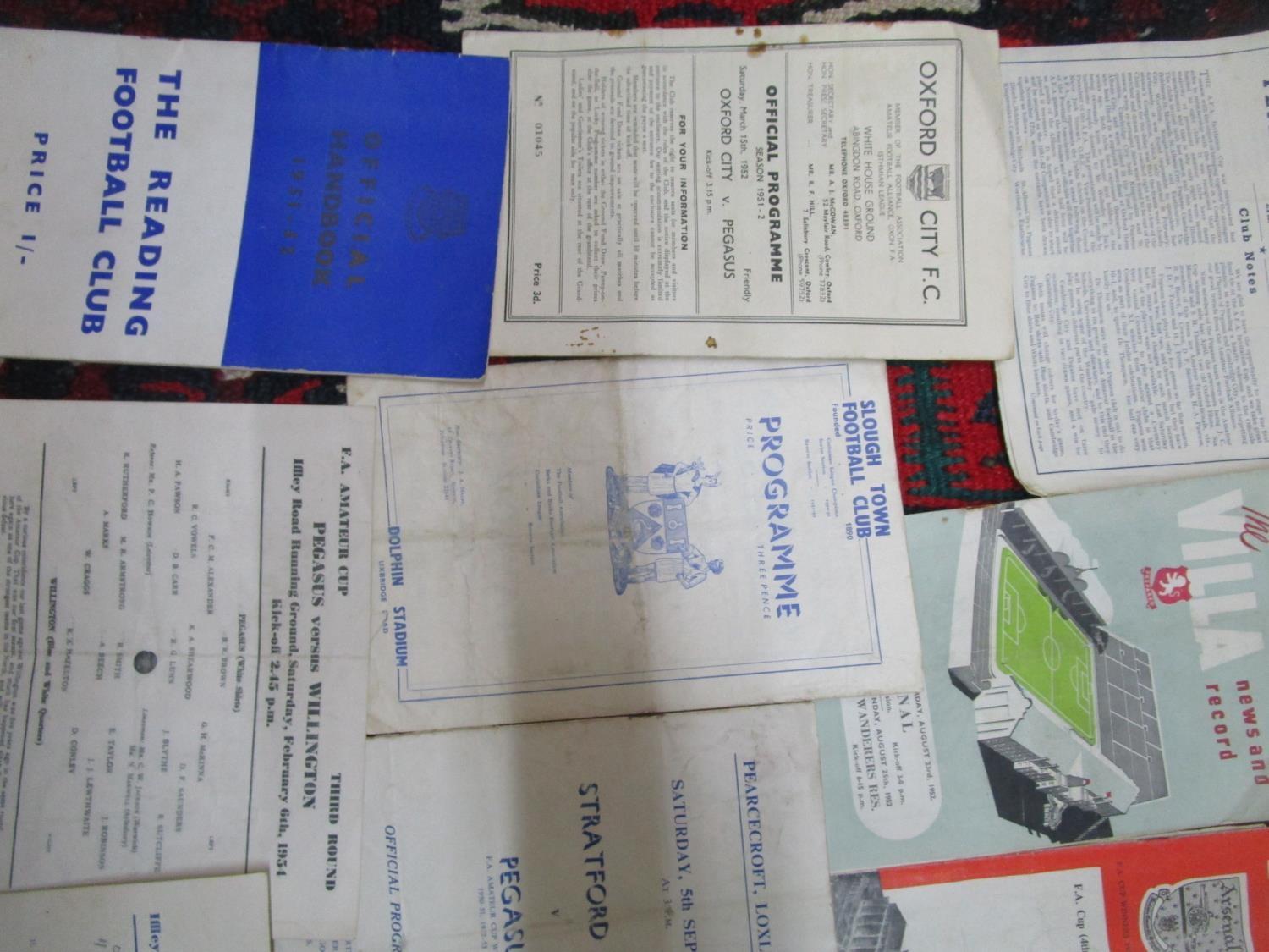 A quantity of 1950's football programmes and ticket stubs mainly for Arsenal FC and non league sides - Image 7 of 10