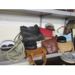 Modern handbags to include Paul Costelloe and Gigi, mostly leather examples, together with a group