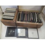 Two boxes of approximately forty astronomy magic lantern slides