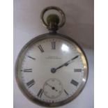 A Waltham silver pocket watch