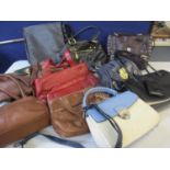 A collection of modern leather and other ladies bags to include Wonderbag, Smith & Canova, Modalu,
