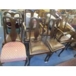 A matched set of Queen Anne style dining chairs circa 1920 (7)